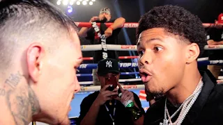 Shakur Stevenson runs up on George Kambosos! Tells him “I’LL BEAT THE S*** OUT OF YOU!