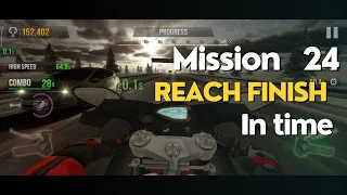 Traffic Rider | career | gameplay #024 | mission 24 reach finish in time | First Gamer