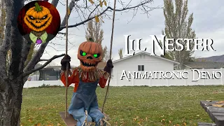 Spirit Halloween - Lil Nester Animatronic Demo (2021) 🎃 👻