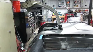 DeLorean Doors After Adjustment (DeLorean Go Struts)