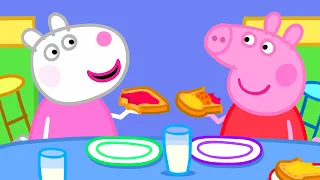 Peppa Pig Goes To Breakfast Club | Kids TV and Stories