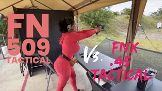 FN 509 Tactical & FNX 45 Tactical Shooting Steel @Okeechobee Shooting Sports