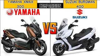 Yamaha XMAX 300 Vs Suzuki Burgman 400 Comparison