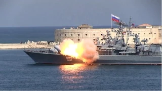 Неудачный запуск ракеты Севастополь с СКР Ладный Full HD