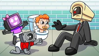 ¡SKIBIDI TOILET, pero son BEBÉS! (ANIMACIÓN)