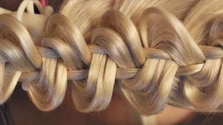 Коса "Гирлянда" | Авторские причёски | Лена Роговая | Hairstyles by REM | Copyright © #hairstyles