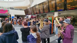 RHYO flashmob at Grand Central station, July 2023