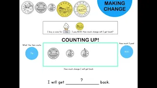 Making Change by Counting Up (Canadian Coins)