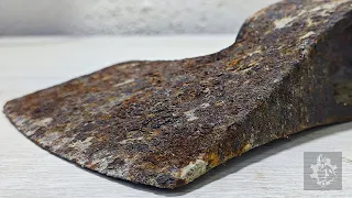 Perfect Restoration - Rusty Old Axe [ASMR]