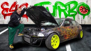 OTO MÓJ NOWY DRIFTOWÓZ! BMW e46 TURBO gotowe! - pierwsze odpalenie, pierwsze testy