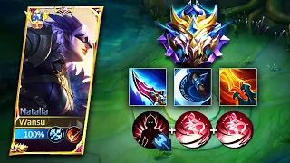 GLOBAL NATALIA BEST COMBO AND BUILD 2023 (natalia high dmg) | Mobile Legends