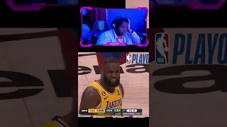 Lakers Fan Reacts To LeBron James turnover from Jamal Murray to lose Game 1 #shorts