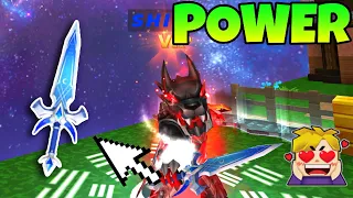 The Power Of Starlight Sword in Pvp SkyBlock Blockman go