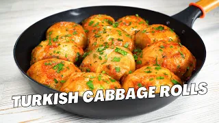 Turkish CABBAGE ROLLS RECIPE || How To Make STUFFED CABBAGE ROLLS. Recipe by Always Yummy!