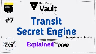 Hashicorp Vault - Transit Secrets Engine - Encryption as a Service - #7