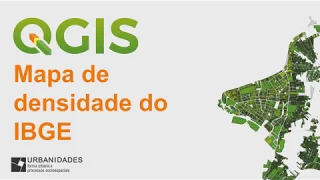 QGIS 3 - Mapa de densidade populacional com dados do IBGE