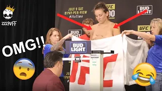 Miesha Tates All Most Naked Embarrassing Moment At UFC