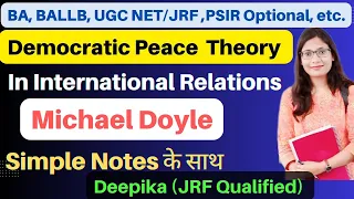 What is Democratic Peace Theory in International Relations?