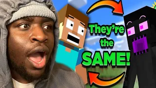 WAIT MINECRAFT HAS LORE!!?!?! | The LOST History of Minecraft's Enderman REACTION!!!!