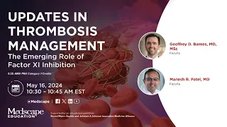 Updates in Thrombosis Management: The Emerging Role of Factor XI Inhibition