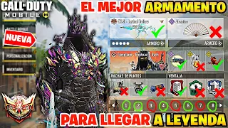 EL MEJOR ARMAMENTO PARA LLEGAR A LEYENDA MAS RÁPIDO Y FÁCIL EN COD MOBILE / EL ARMAMENTO MAS ROTO¡¡¡