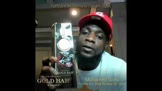 NFL Star Mohamed Sanu tries Gold Bar Whiskey!