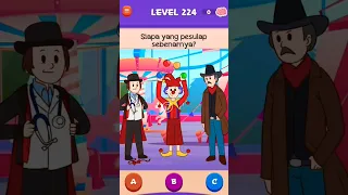 siapa pesulap sebenarnya - LEVEL 224 - braindom 3 #shorts