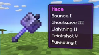 I added Mace Enchantments to Minecraft!