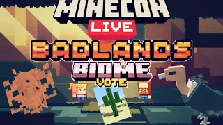 Minecon Biome Vote 2019 Badlands (Mesa Biome) Features!!!