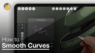 How to Draw with Smooth Curves - Architecture, Interior, Landscape, & Industrial Design iPad Drawing