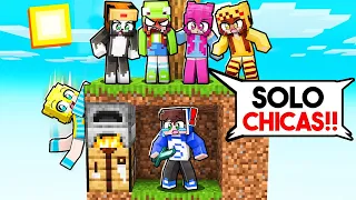 Minecraft: 1 CHICO vs 5 CHICAS en 1 CHUNK! 😱🔪 Sparta356