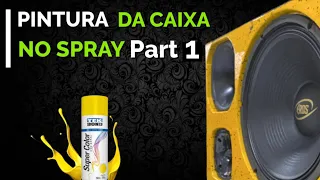 COMO PINTAR CAIXA DE SOM COM SPRAY