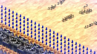 Can 10,000 Urumi Swordsmen Destroy Teutons Last Stand? (AoE2)