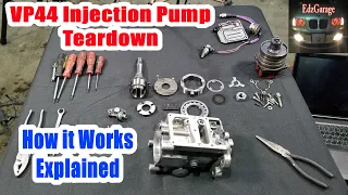 VP44 Injection Pump Teardown - How it Works