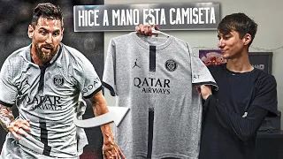 HAGO la NUEVA CAMISETA SUPLENTE del PSG con el DORSAL de MESSI