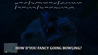 GTA V - Wanna Go Bowling? Underwater Hatch Morse Code Easter Egg