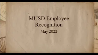 Employee Recognition Video - May 2022