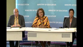 Ministry Of Education Media Conference On Bomb Threats To Schools