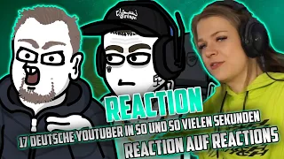 Reaction auf Reactions - 17 deutsche YouTuber in so und so vielen Sekunden | Sintica Reaction