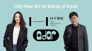 The MANIPULATION of HYBE and ADOR (min heejin vs bang sihyuk)