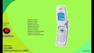 Samsung SGH-A800 Additional Ringtones (as SMS 11 until SMS 20) (2002)