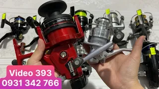 Máy Câu Nhật Bãi Mới Nhất : Lô Máy Câu Daiwa Emblem Tay Quay Đôi Chạy 4 Bạc Đạn Siêu Đẹp (Video 393)