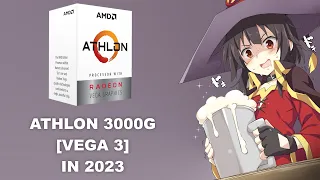 AMD's 50$ ATHLON 3000G [ VEGA 3 ] - 2023 GAMES TESTED