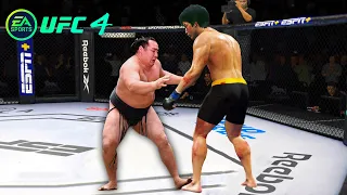 UFC4 Bruce Lee vs Sumo Master Asahi EA Sports UFC 4 PS5