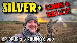 These fields did not disappoint SILVER,COINS and some WEIRD RELICS with the XP DEUS 2 & EQUINOX 800