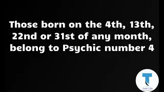 Traits of people born on 4/13/22/31 of any month | Numerology Tips by Tony C Rai | Psychic Number 4