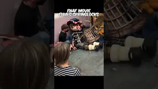 FNAF movie Ella Springlocks behind the scenes #fivenightsatfreddys #fnafmovie #fnaf #animatronic