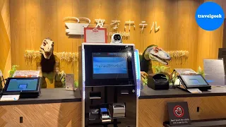 ¡Siniestro! Me alojé en un hotel robot en Osaka Japón | extraño hotel