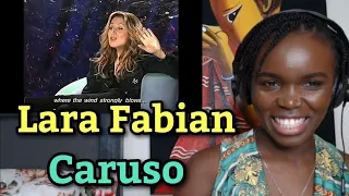 African Girl First Time Hearing Lara Fabian - Caruso (REACTION)