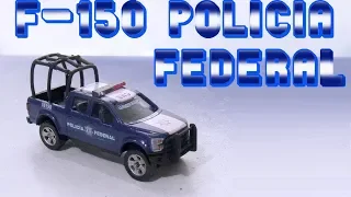 Haz una Ford F-150 Policía Federal Hot Wheels